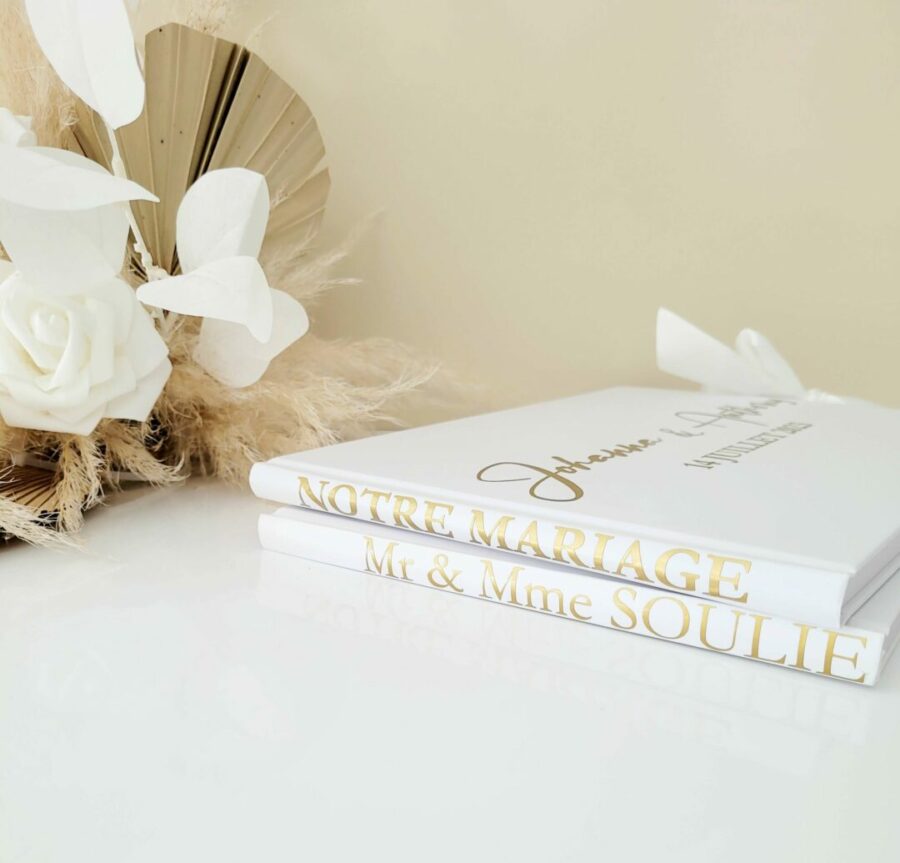 Livre d'or mariage personnalisé