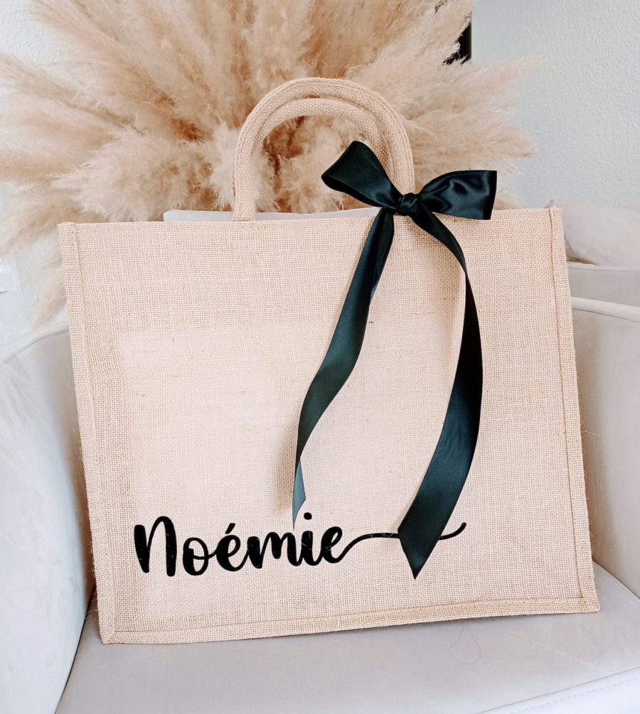 Sac jute personnalisé