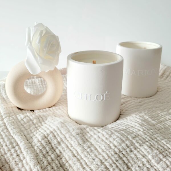 Bougie Blanche Grand Format