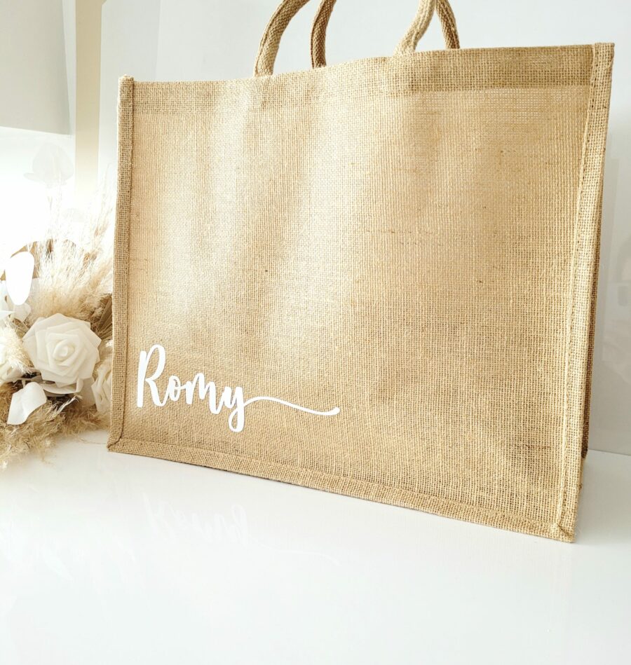 Sac jute personnalisé