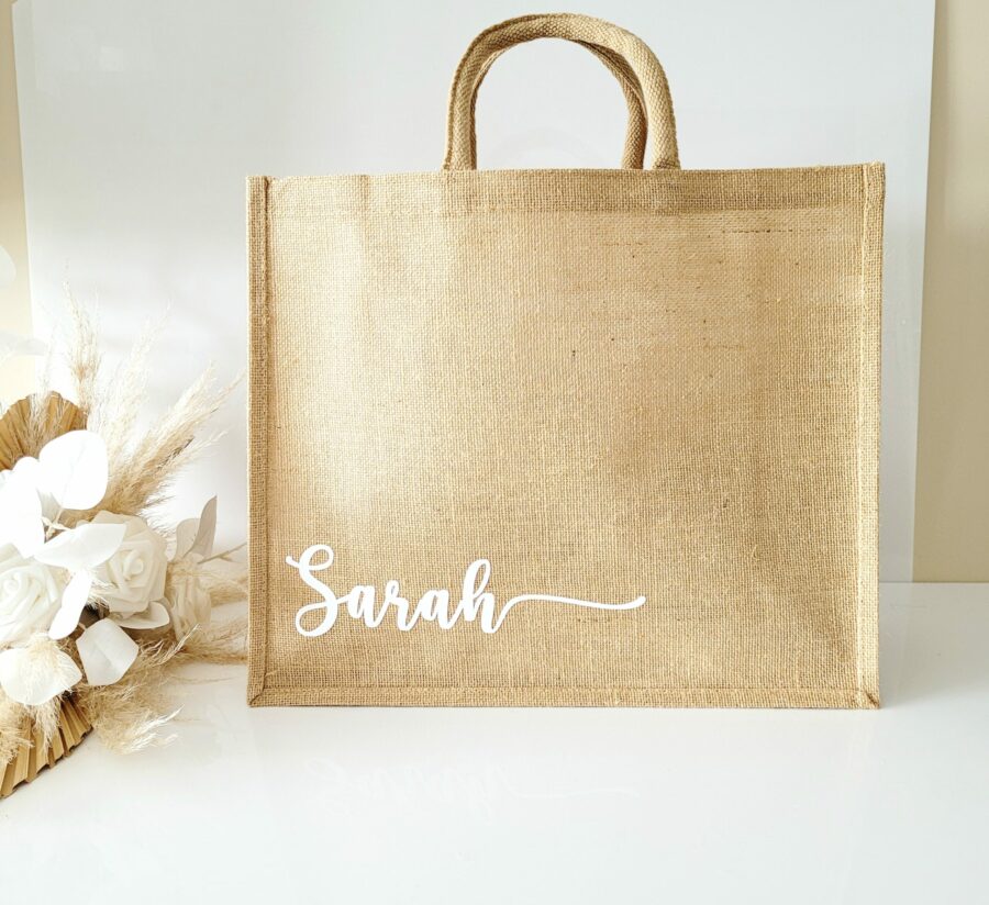 Sac jute personnalisé