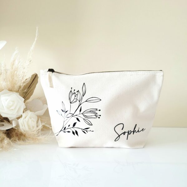 Pochette Coton motif Fleurs 2