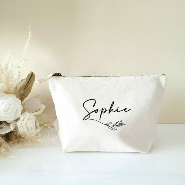 Pochette Coton motif Fleurs Sophie