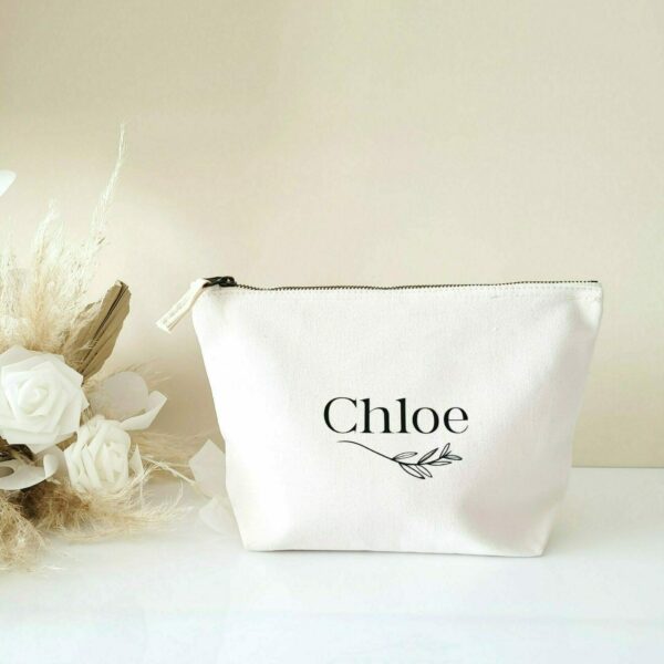 Pochette Coton motif Fleur Chloé