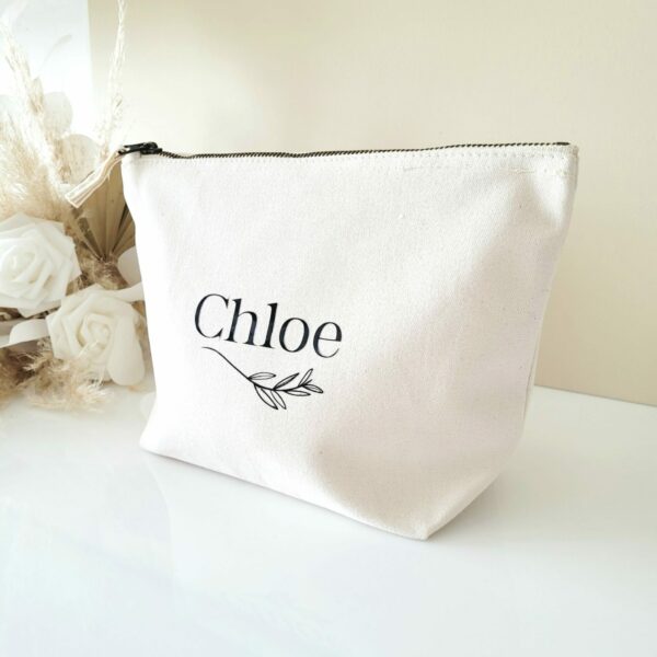 Pochette Coton motif Fleur Chloé