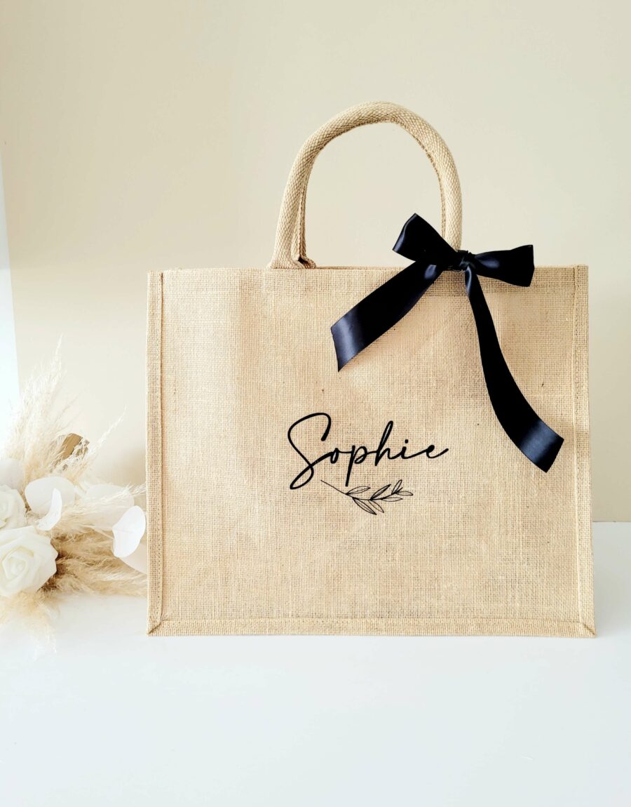 Sac jute personnalisé