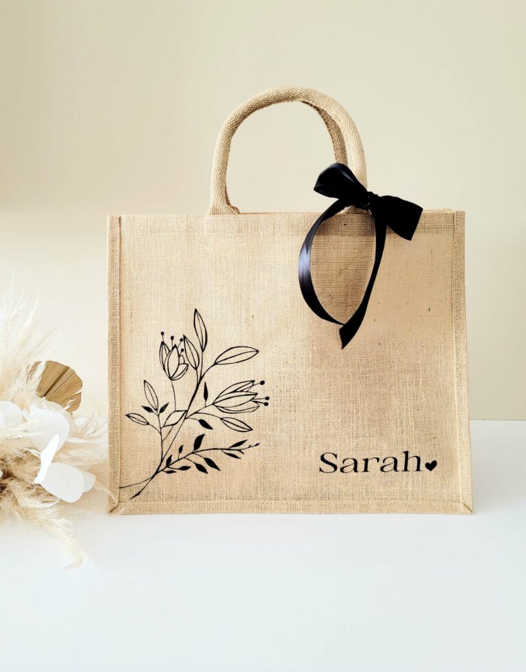 Sac jute personnalisé