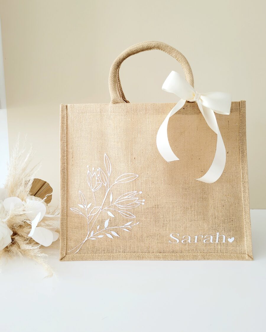 Sac jute personnalisé