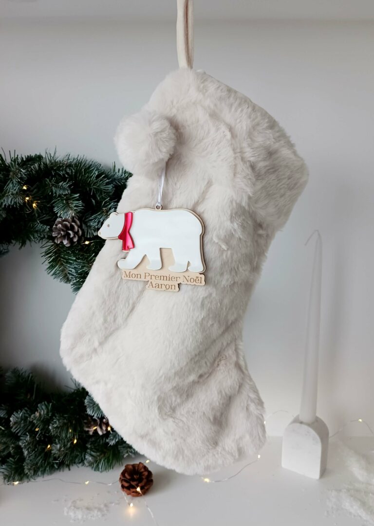 chaussette noel personnalisée