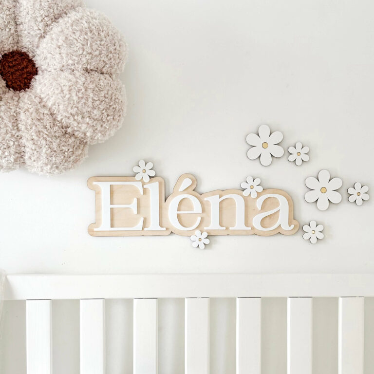 Prénom mural chambre enfant