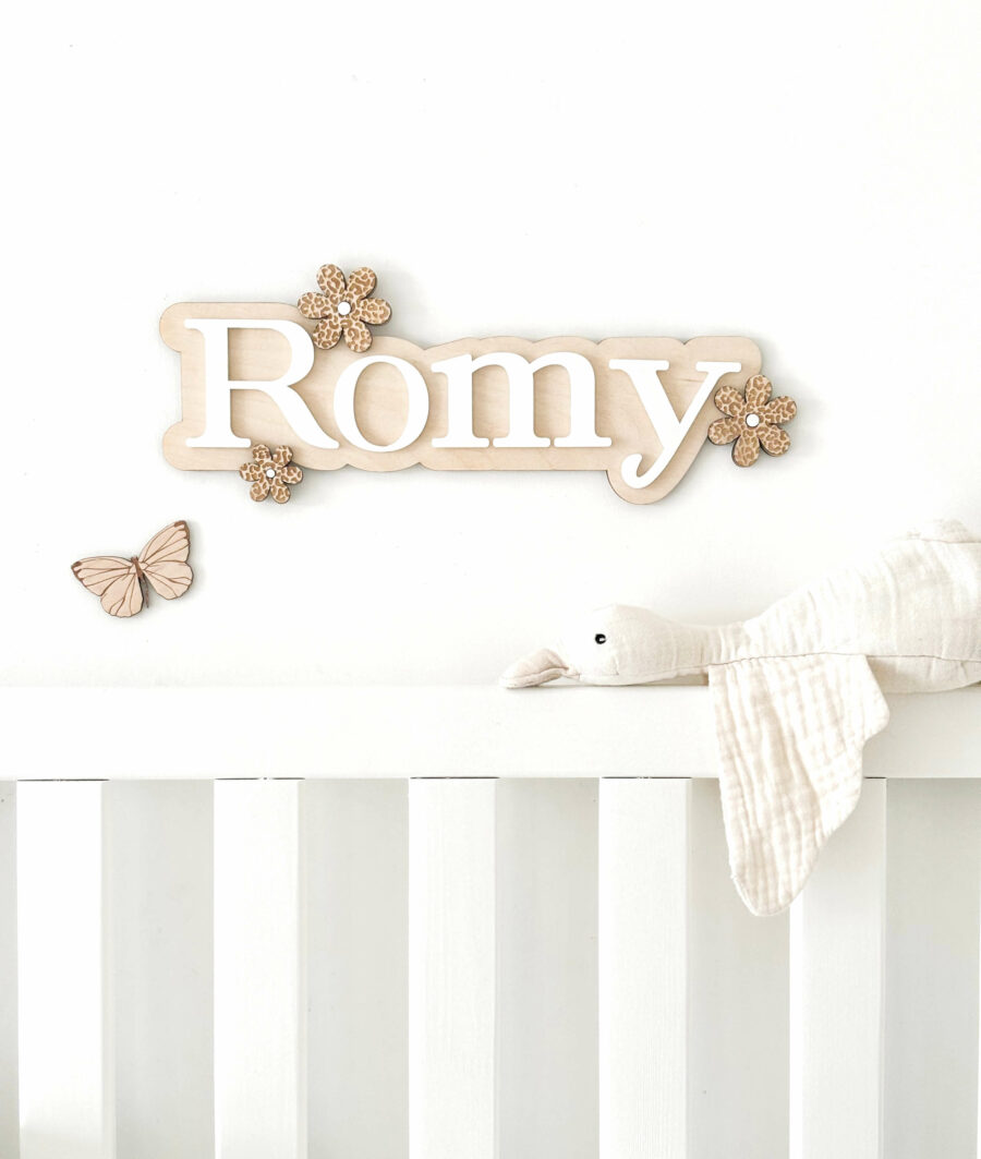 Prénom mural chambre enfant