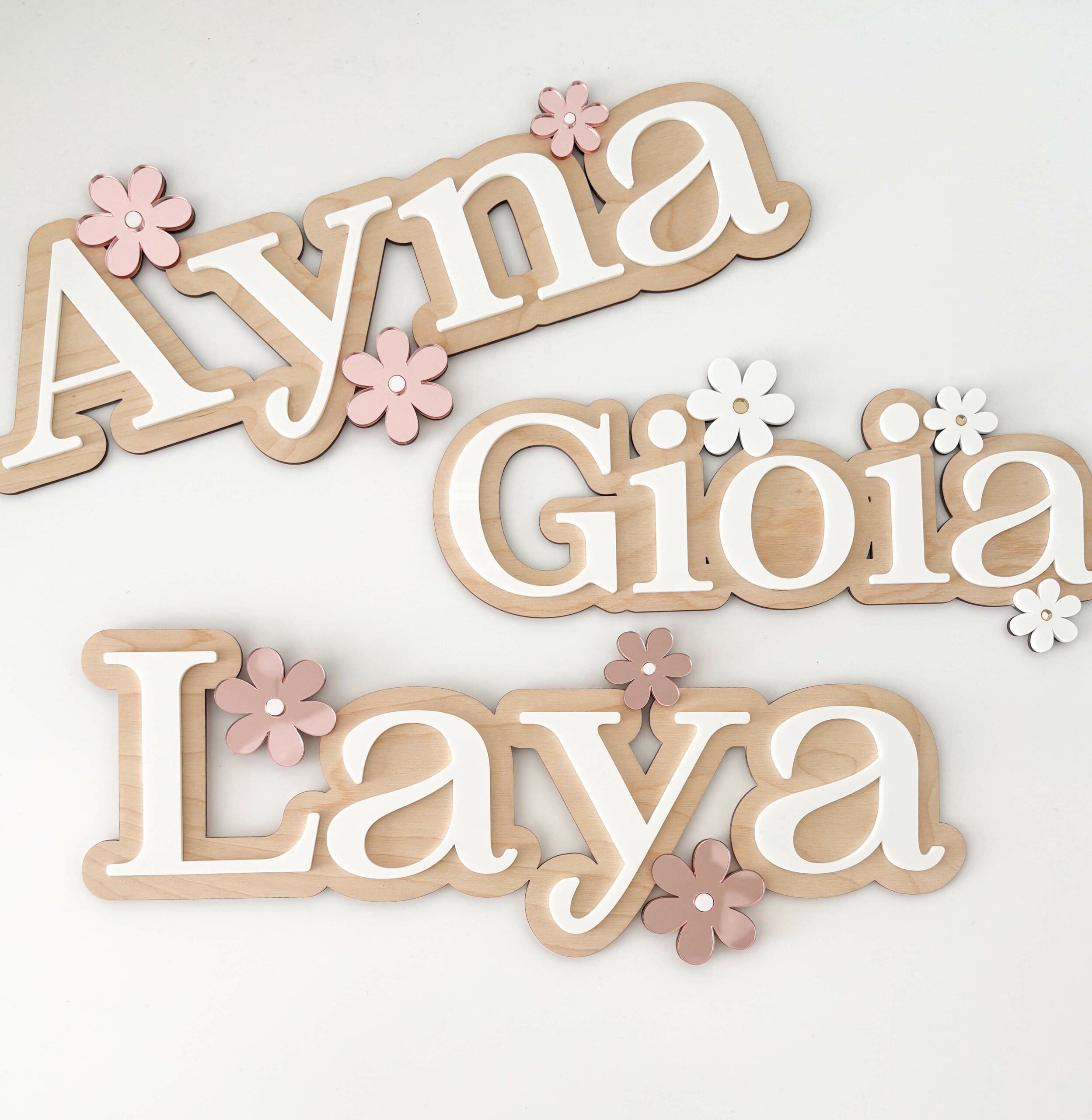 Prénom mural personnalisé chambre enfant