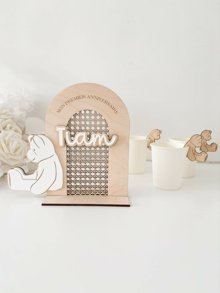 Pancarte de table anniversaire enfant