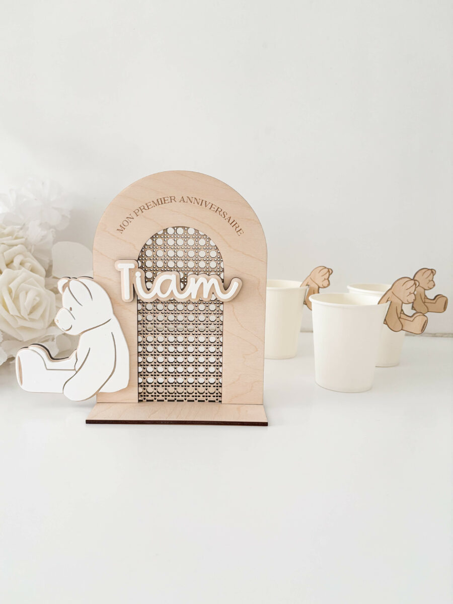 Pancarte de table anniversaire enfant