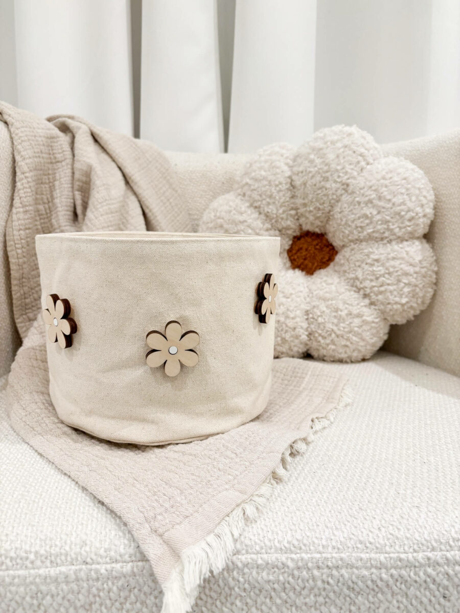 Panier rangement chambre enfant