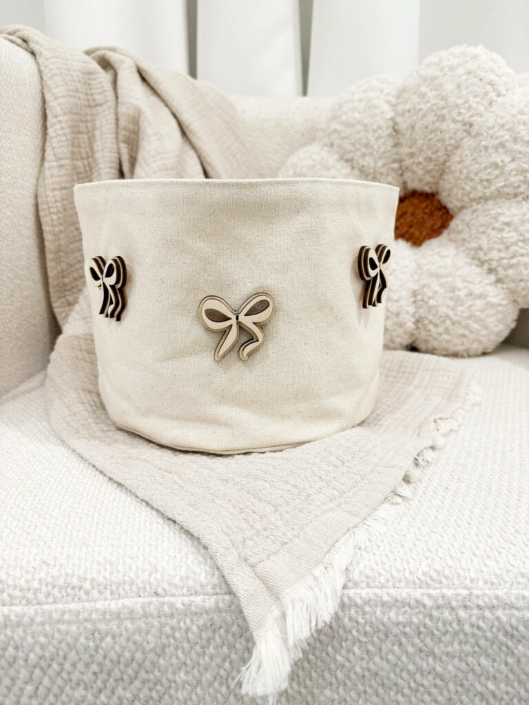Panier rangement chambre enfant