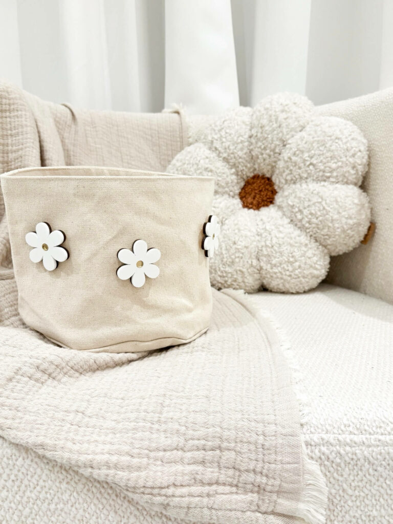 Panier rangement chambre enfant