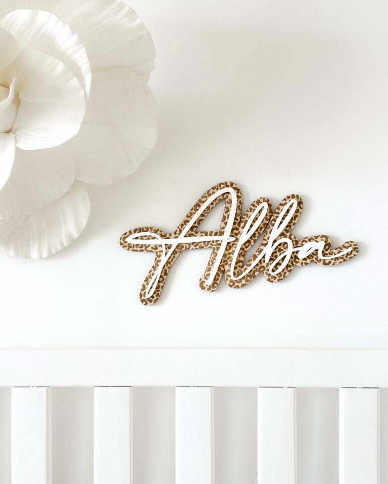 Prénom personnalisé mural chambre enfant